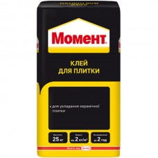 Клей для плитки, 25кг МОМЕНТ 